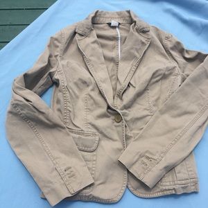 J Crew Khaki Jean Jacket
